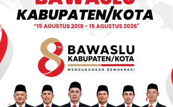 Delapan Tahun Mengawal Demokrasi, Bawaslu Kabupaten/Kota Terus Perkuat Pengawasan Pemilu