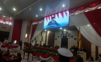 Bawaslu Tanggamus Hadiri Rapat Paripurna Istimewa DPRD dalam Rangka Mendengarkan Pidato Kenegaraan Presiden RI