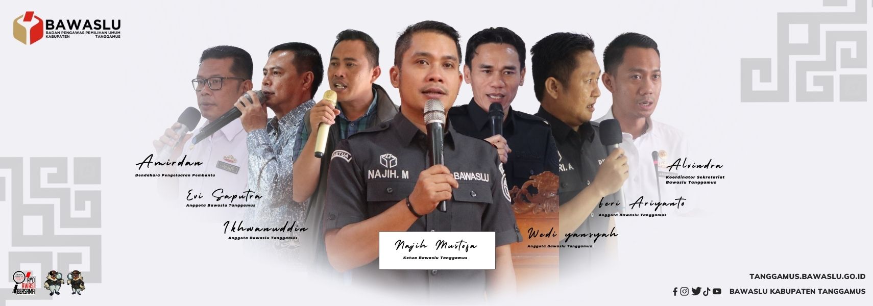 Profil Pimpinan Bawaslu Kabupaten Tanggamus Periode 2023 - 2028