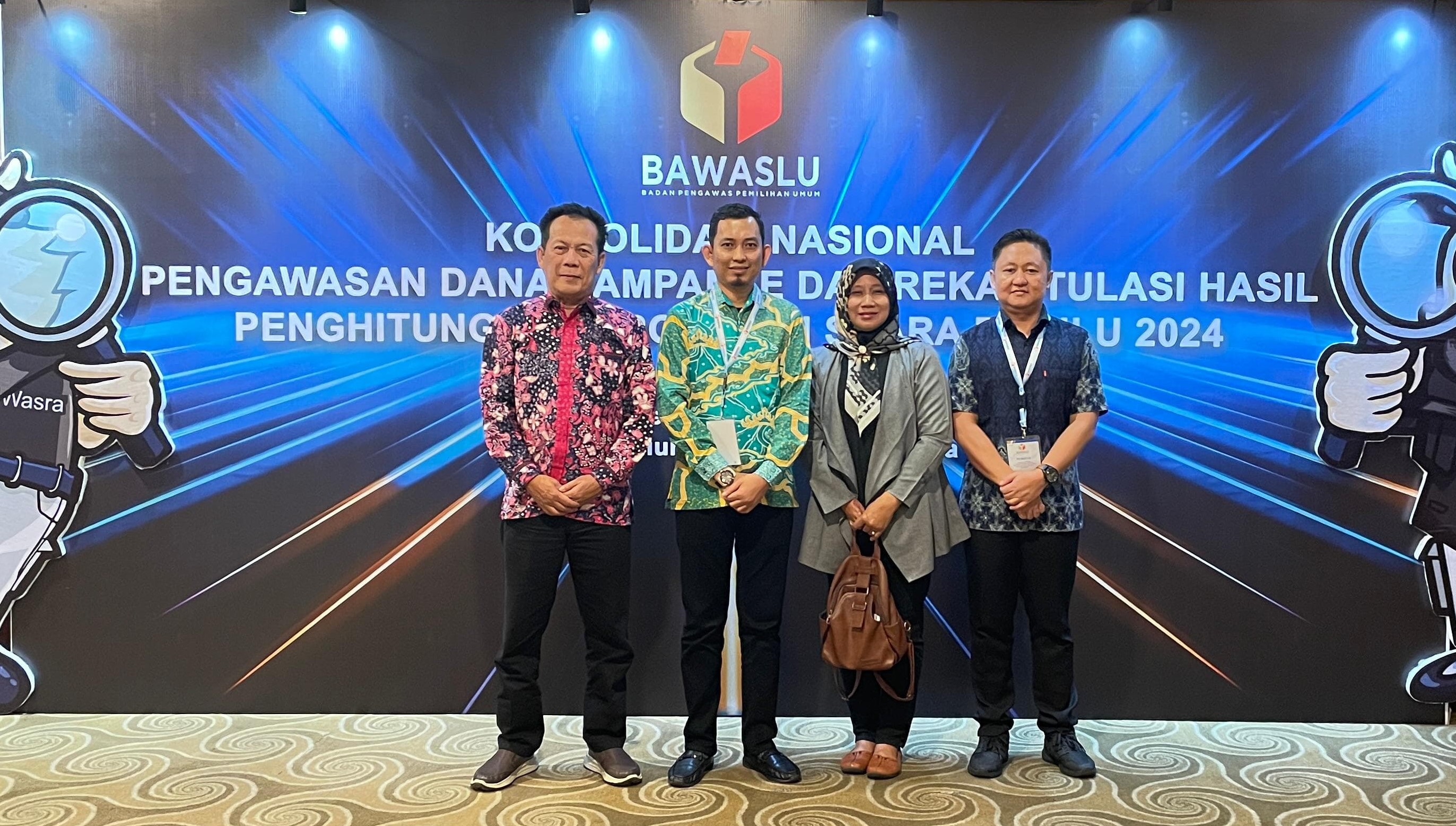 Pada tanggal 9 hingga 11 Maret 2024, Bawaslu Tanggamus diwakili oleh Fery Ariyanto sebagai anggota dan Serly sebagai stafnya, turut hadir dalam Konsolidasi Nasional Pengawasan Dana Kampanye dan Rekapitulasi Hasil Perhitungan Perolehan Suara Pemilu 2024 yang diselenggarakan oleh Bawaslu RI. Acara ini diadakan sesuai amanat Pasal 93 Undang-Undang Nomor 7 Tahun 2017, yang menekankan peran Bawaslu dalam mengawasi tahapan penyelenggaraan pemilu, termasuk kampanye, dana kampanye, dan rekapitulasi hasil perolehan 