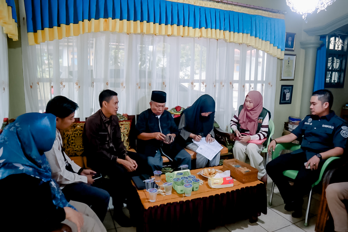 Prosedur Tepat dan akurat, Bawaslu Tanggamus Awasi Coklit Di Kecamatan Gunung Alip.