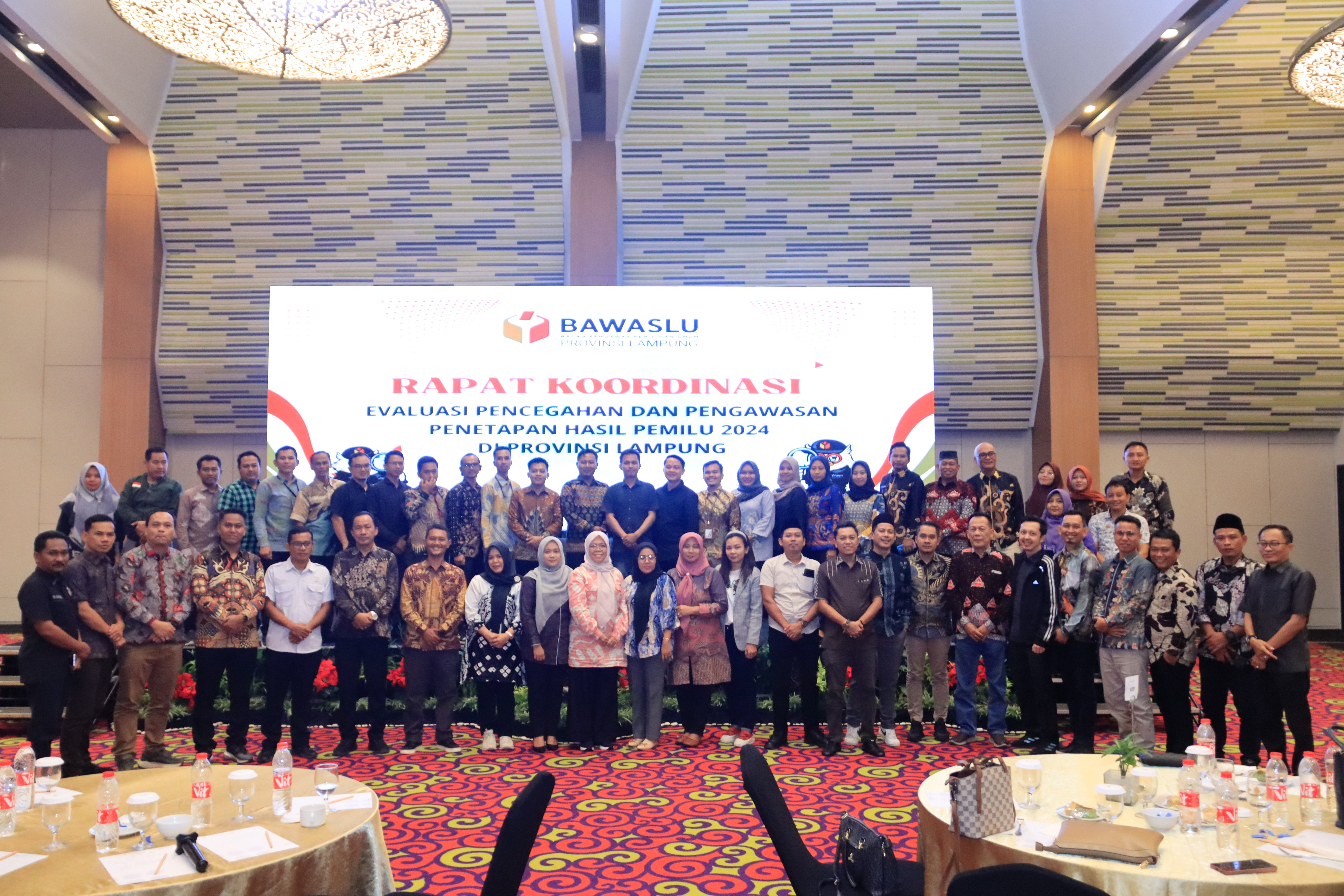Bawaslu Kabupaten Tanggamus Hadiri Rapat Koordinasi Evaluasi Pencegahan dan Pengawasan Penetapan Hasil Pemilu 2024