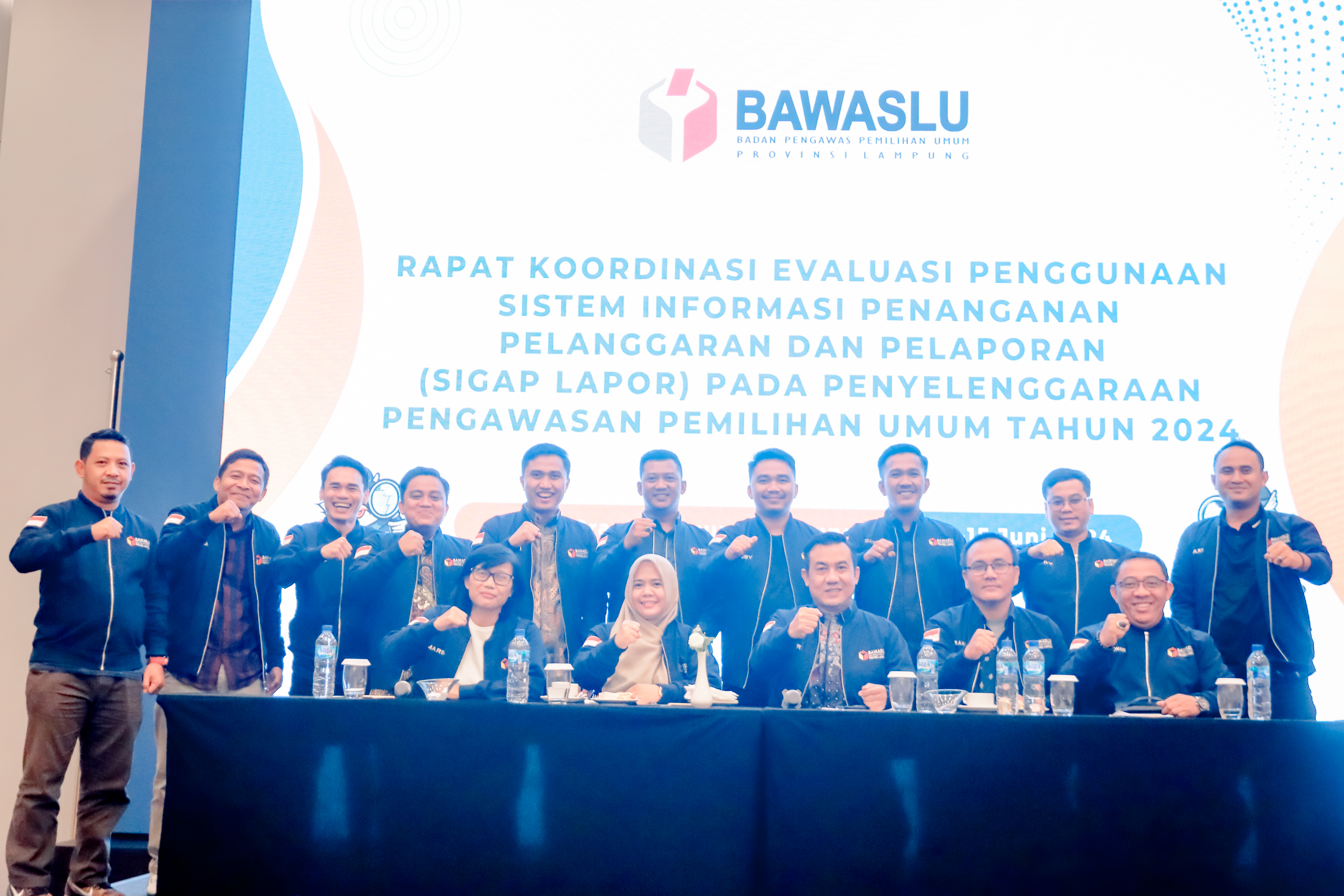 Bawaslu Tanggamus Ikuti kegiatan Evaluasi Penggunaan Sistem Informasi SiGap Lapor Tahun 2024