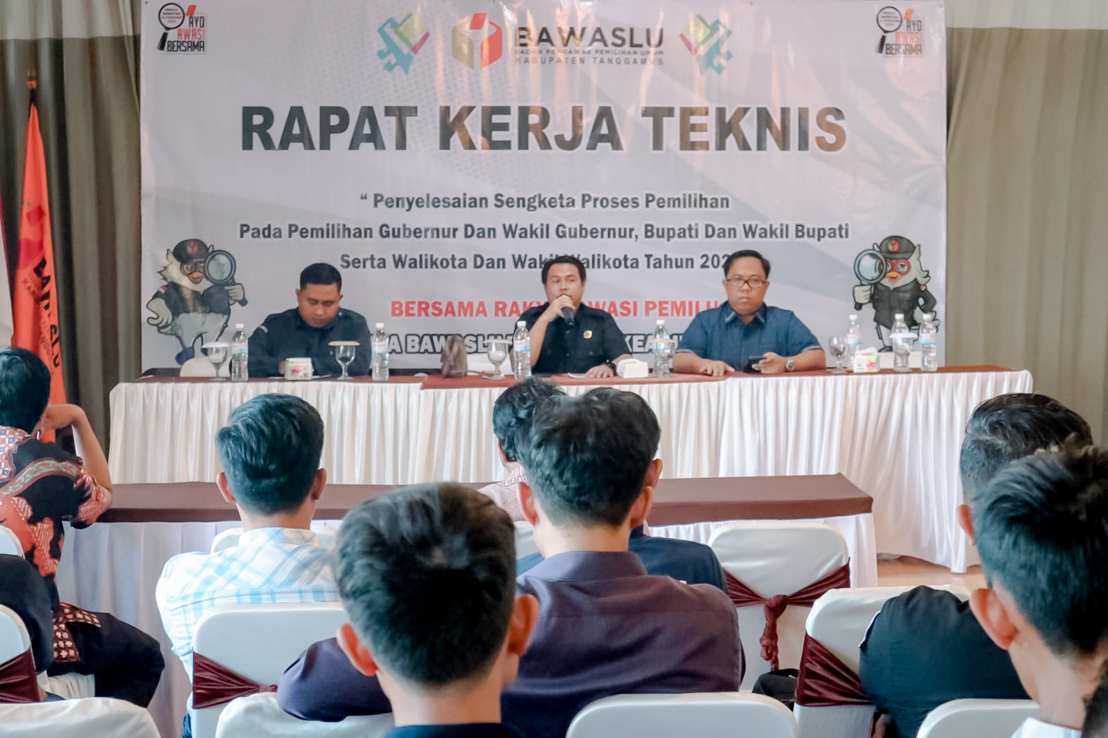 Satukan Persepsi, Bawaslu Tanggamus Laksanakan Rakernis Penyelesaian Sengketa Proses Pemilihan Tahun 2024