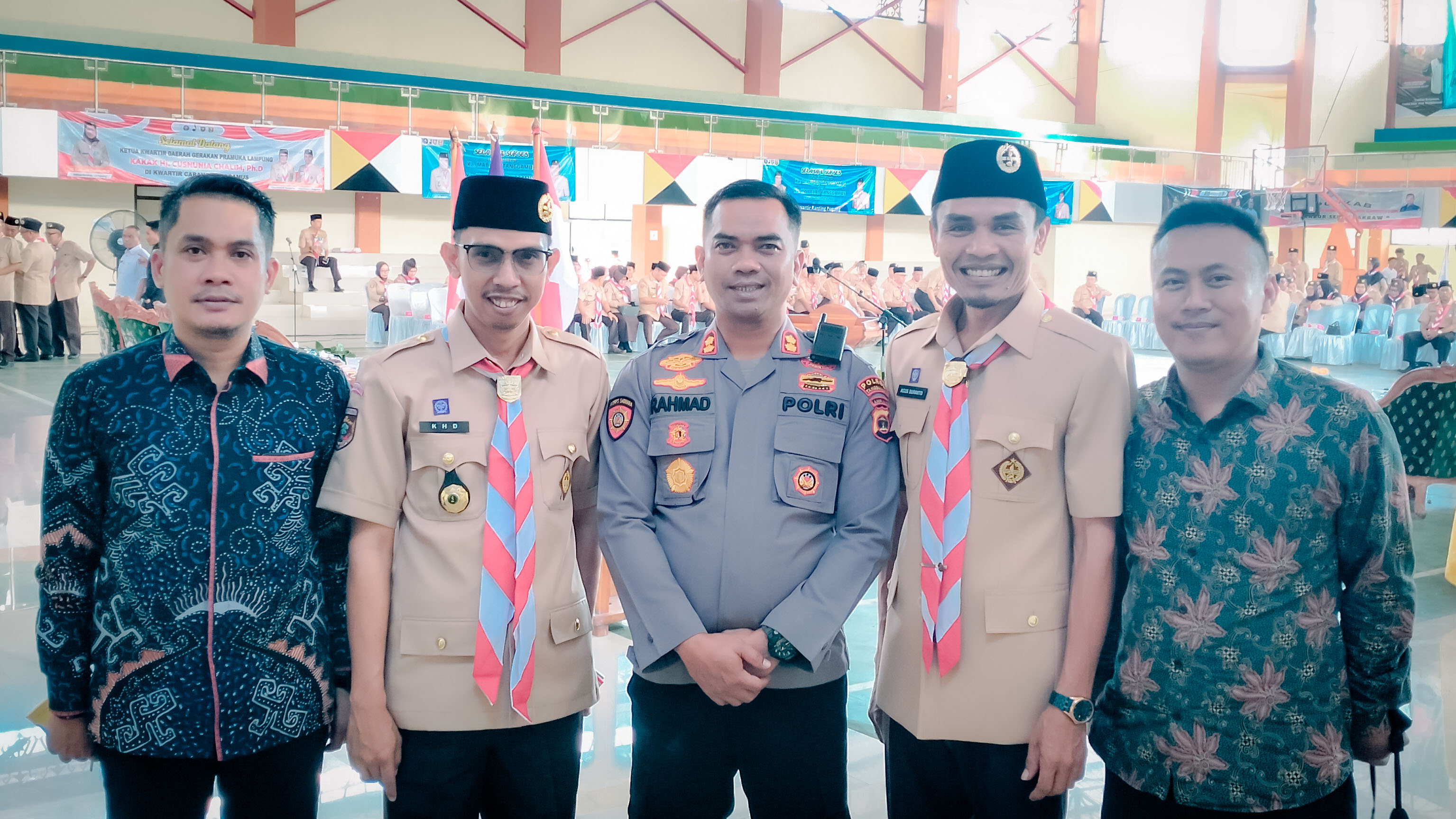 Ketua Bawaslu Tanggamus Hadiri Pelantikan Pengurus Andalan Cabang Urusan Saka Kwarcab Pramuka Tanggamus Masa Bakti 2025–2030