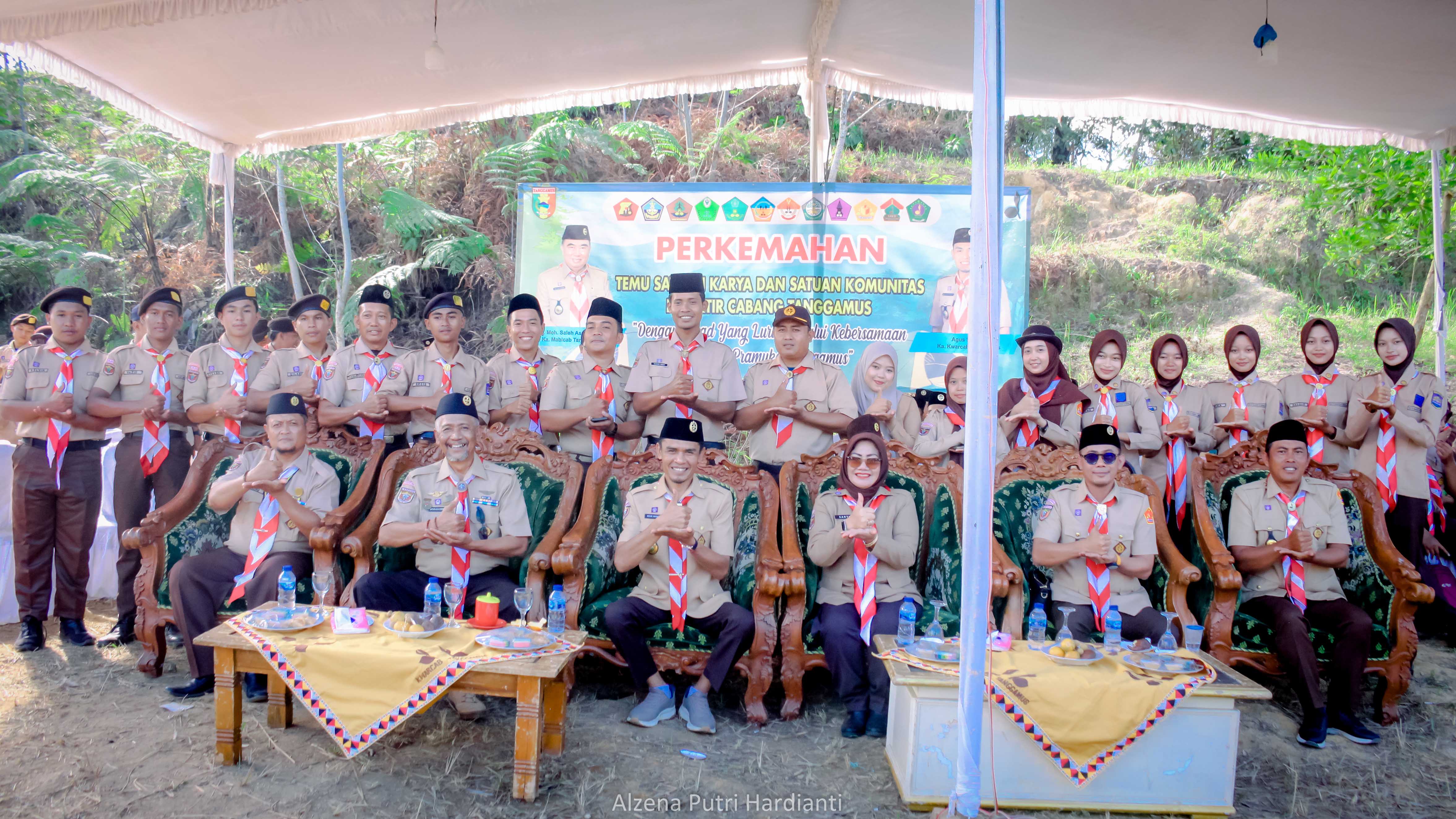 Kwartir Cabang (Kwarcab) Gerakan Pramuka Kabupaten Tanggamus secara resmi melantik tiga Satuan Karya (Saka) untuk masa bakti 2025–2030 di Bumi Perkemahan Kwartir Cabang Tanggamus, Minggu (20/7).