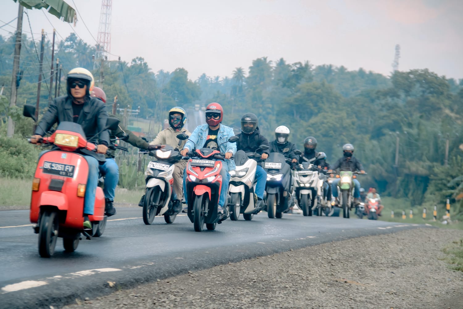 Bawaslu dan KPU Provinsi Lampung Gelar “Fun Ride” dalam Semangat Kebersamaan Peringati HUT ke-80 RI