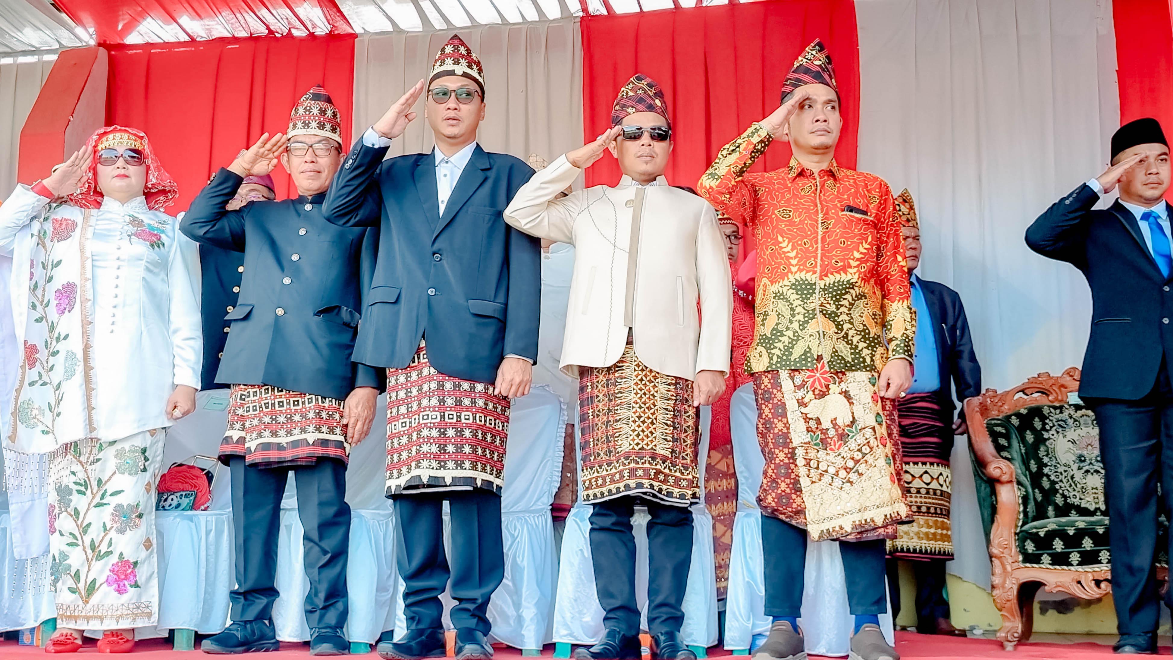 Ketua Bawaslu Tanggamus Hadiri Upacara Pengibaran Bendera HUT ke-80 RI