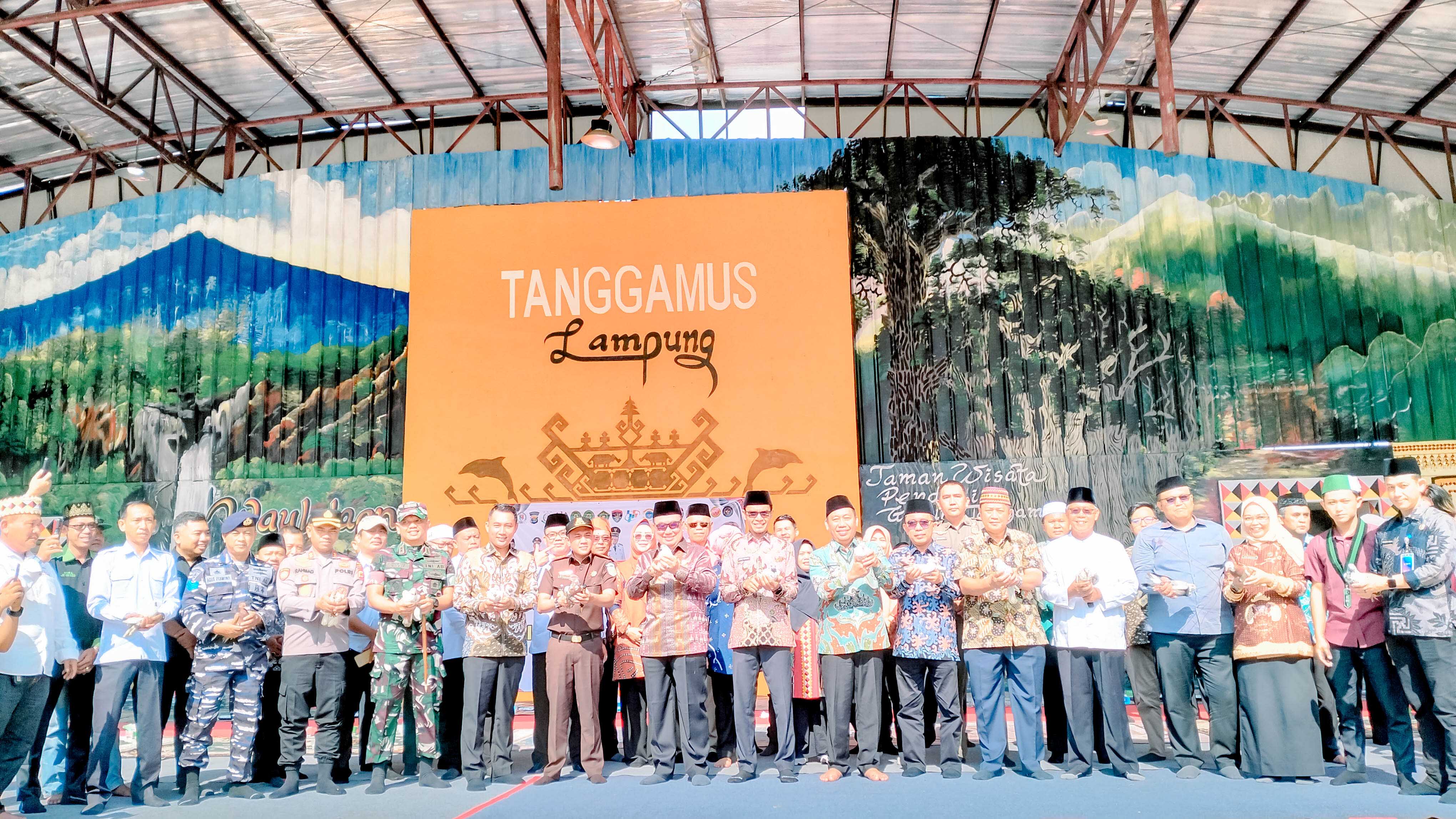 Bawaslu Tanggamus Hadiri Doa Bersama dan Ikrar Komitmen Way Lalaan dari Tanggamus untuk Indonesia