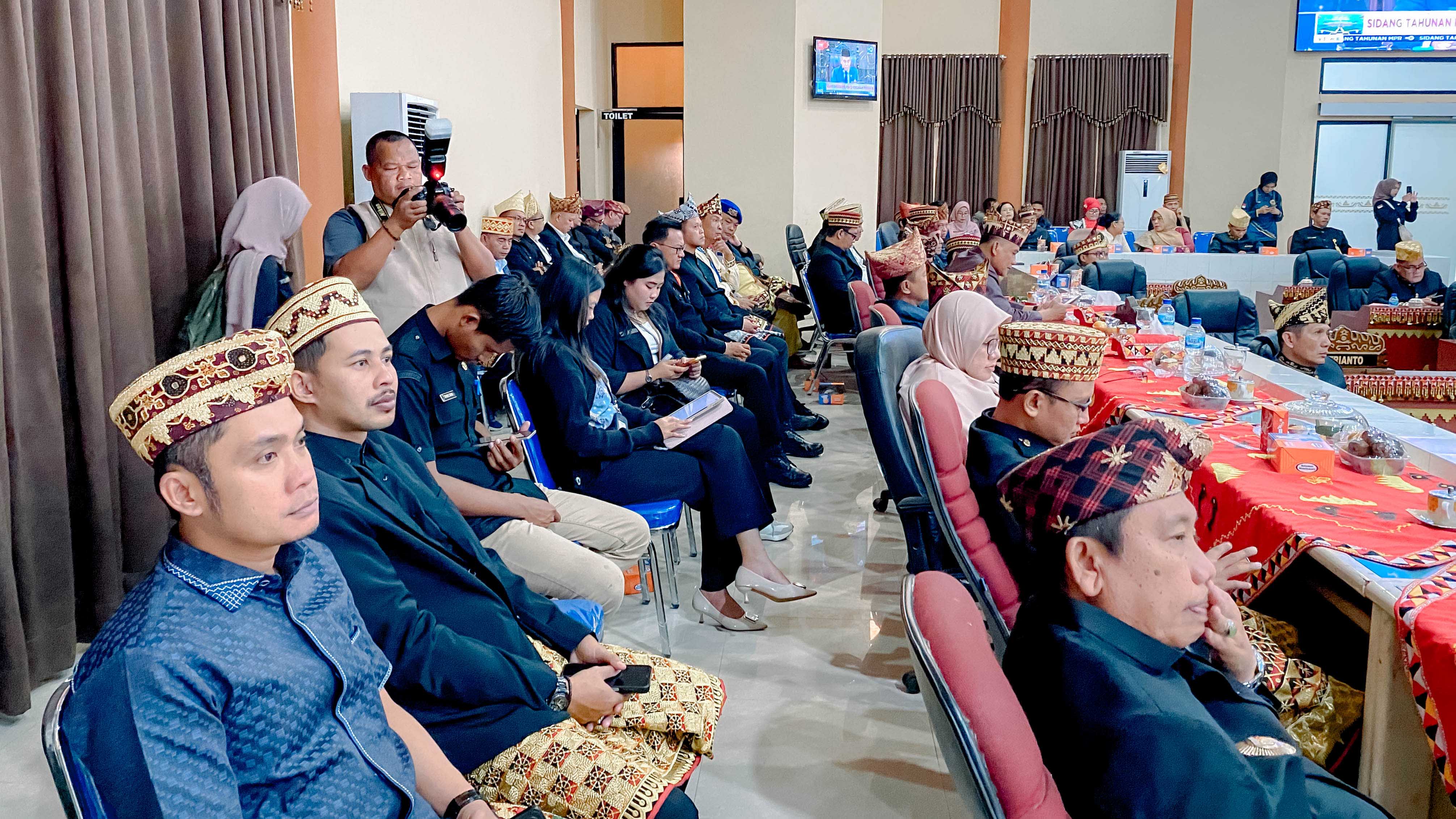 Bawaslu Kabupaten Tanggamus Hadiri Rapat Paripurna Istimewa DPRD dalam Rangka Pidato Kenegaraan Presiden RI