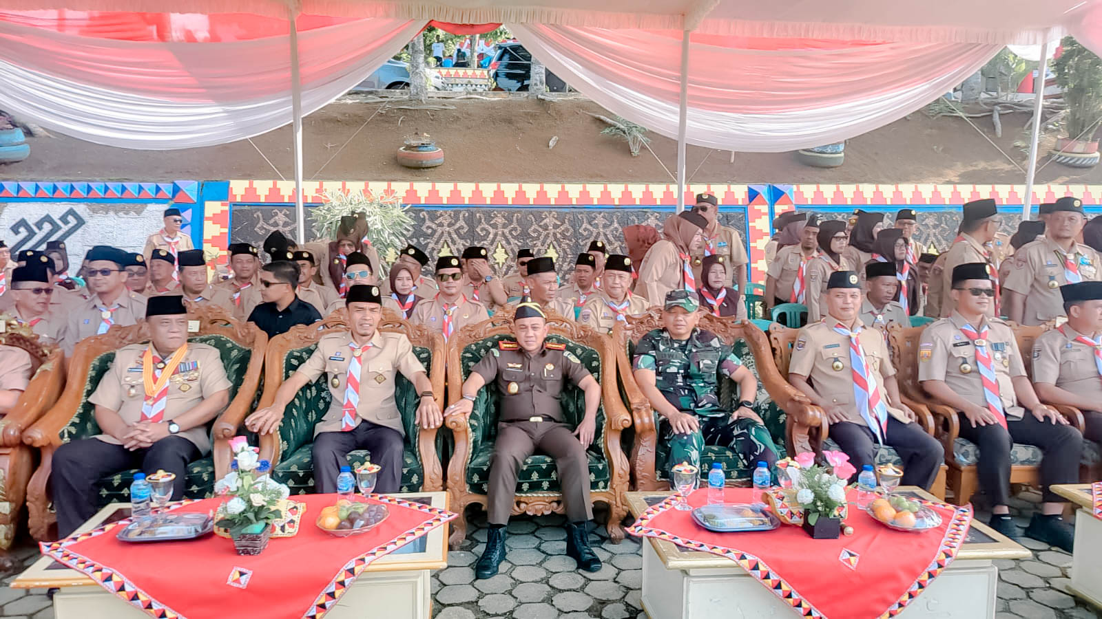 Bawaslu Tanggamus Hadiri Apel Besar Hari Pramuka ke-64