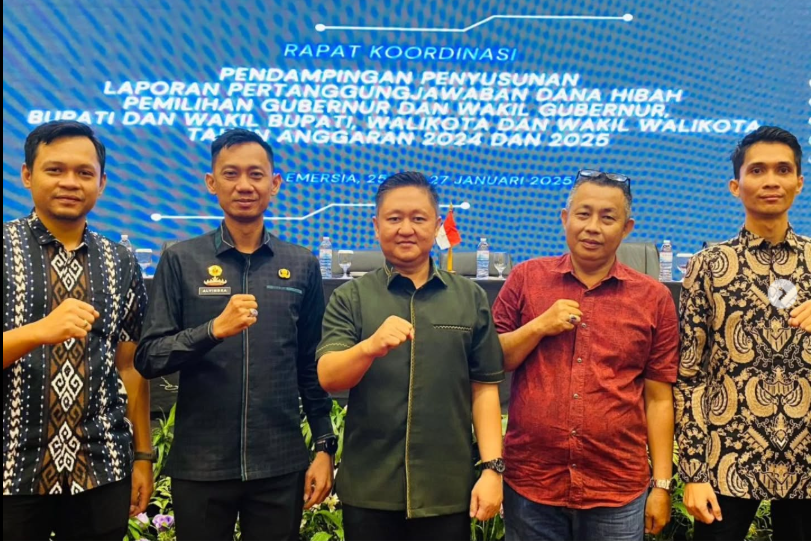 Anggota Bawaslu Tanggamus Hadiri Kegiatan Persiapan Penyusunan Laporan Pertanggungjawaban di Bandar Lampung