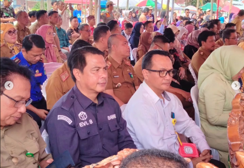 Bawaslu Kabupaten Tanggamus Hadiri Peresmian Taman Kota Ir. Soekarno di Kotaagung