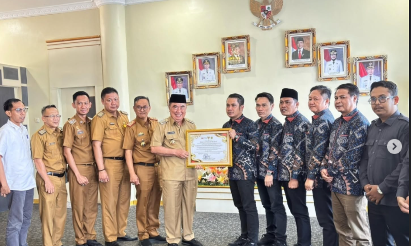 BAWASLU TANGGAMUS LAKUKAN AUDIENSI DENGAN BUPATI TANGGAMUS, PERERAT SINERGI KELEMBAGAAN