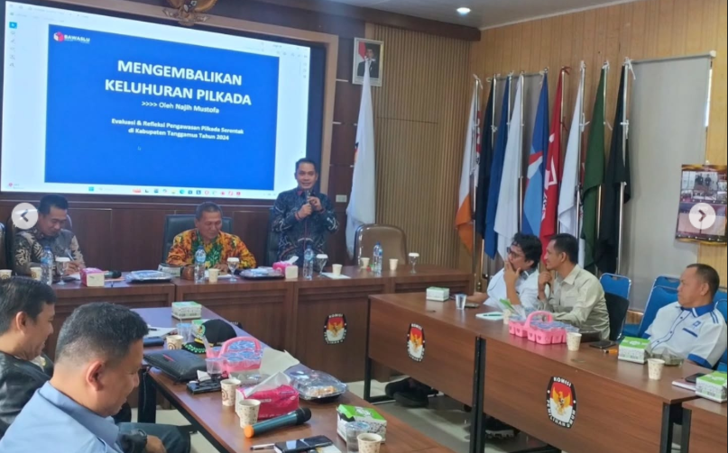Ketua Bawaslu Tanggamus Jadi Narasumber FGD Evaluasi Pemilihan Bupati dan Wakil Bupati Tanggamus Tahun 2024