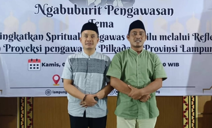 Ketua dan Anggota Bawaslu Kabupaten Tanggamus Hadiri “Ngabuburit Pengawasan” Bersama Bawaslu Provinsi Lampung