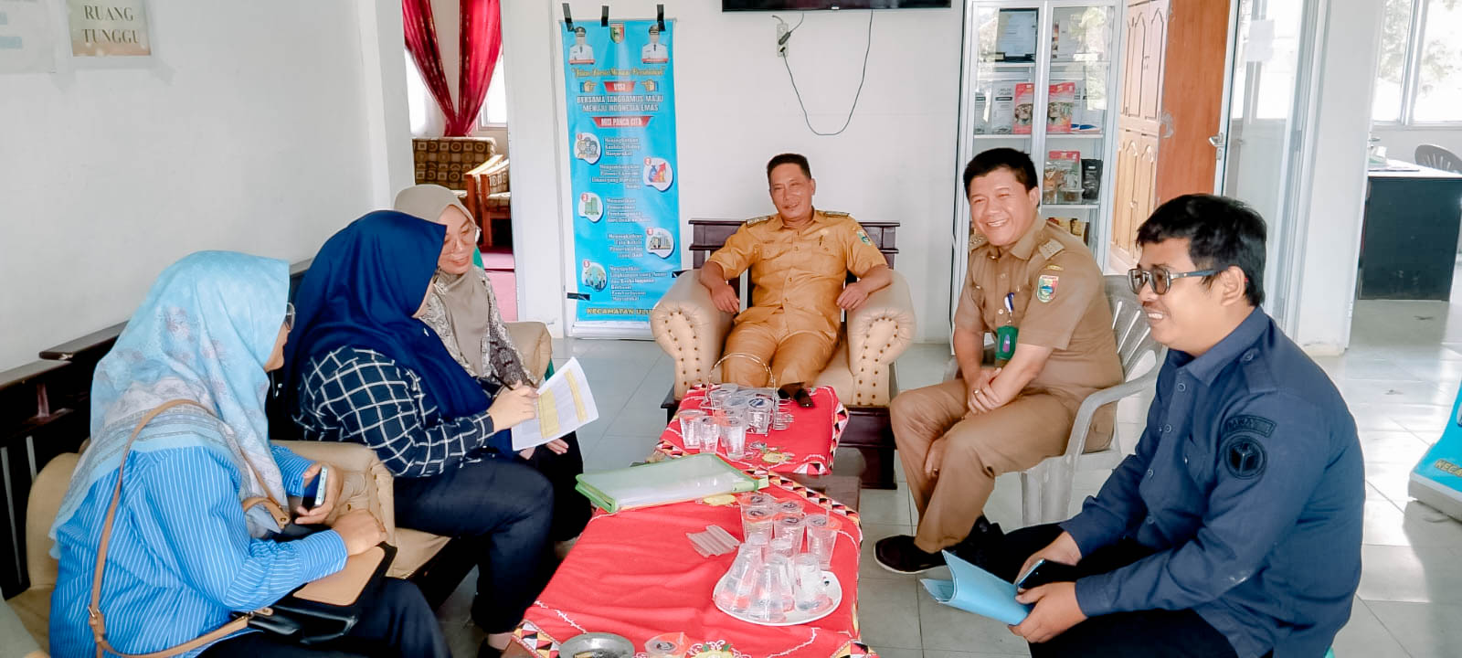 Bawaslu Kabupaten Tanggamus Laksanakan Pengawasan Coktas di Kecamatan Ulu Belu