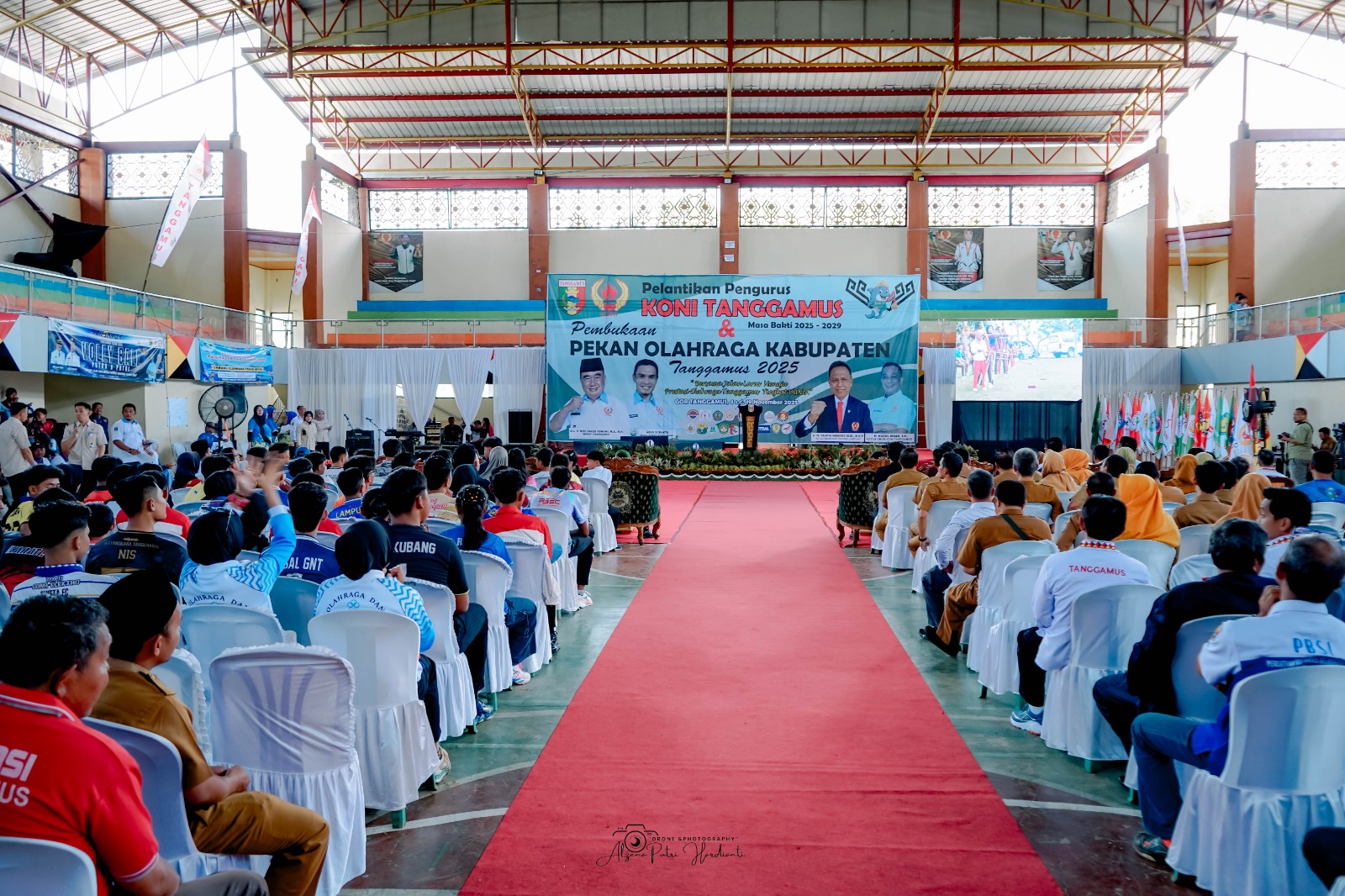 Bawaslu Tanggamus Hadiri Penutupan PORKAB 2025, Dukung Sportivitas dan Pengembangan Generasi Muda