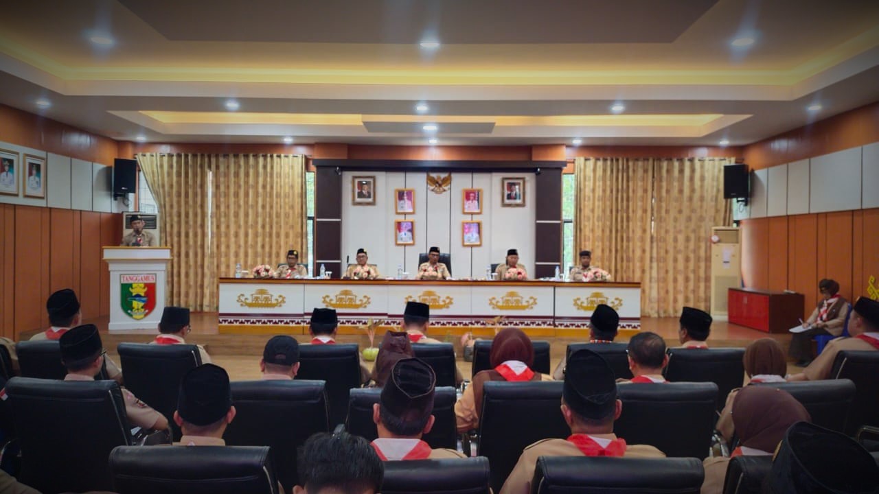 Rakercab II Gerakan Pramuka Tanggamus Resmi Dibuka, Targetkan Penguatan Program dan Penyelesaian Buper 2026