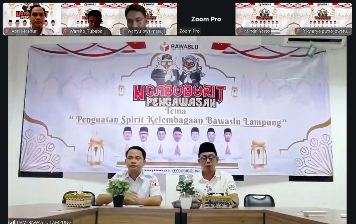 Perkuat Spirit Kelembagaan, Bawaslu Tanggamus Ikuti Ngabuburit Pengawasan 2026