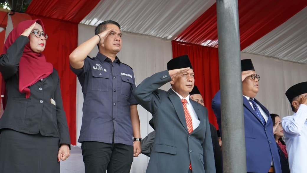 Ketua Bawaslu Tanggamus Hadiri Upacara Peringatan HUT ke-29 Kabupaten Tanggamus