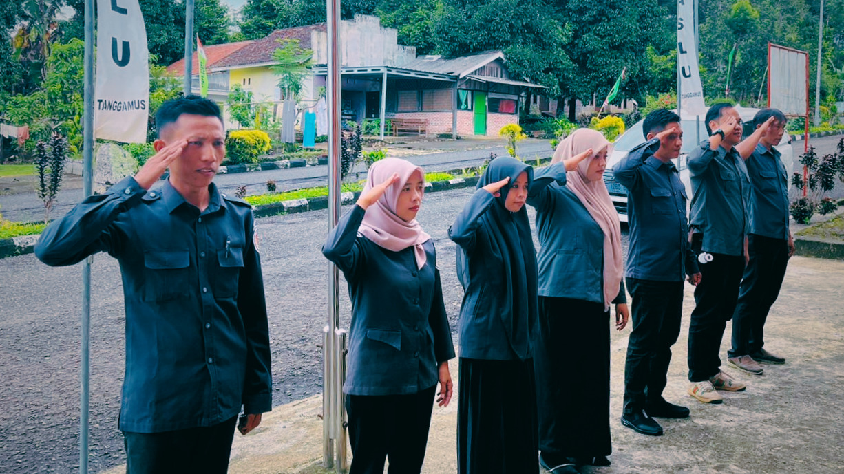 Awali Aktivitas Pasca Libur Idulfitri, Bawaslu Tanggamus Gelar Apel Senin Pagi