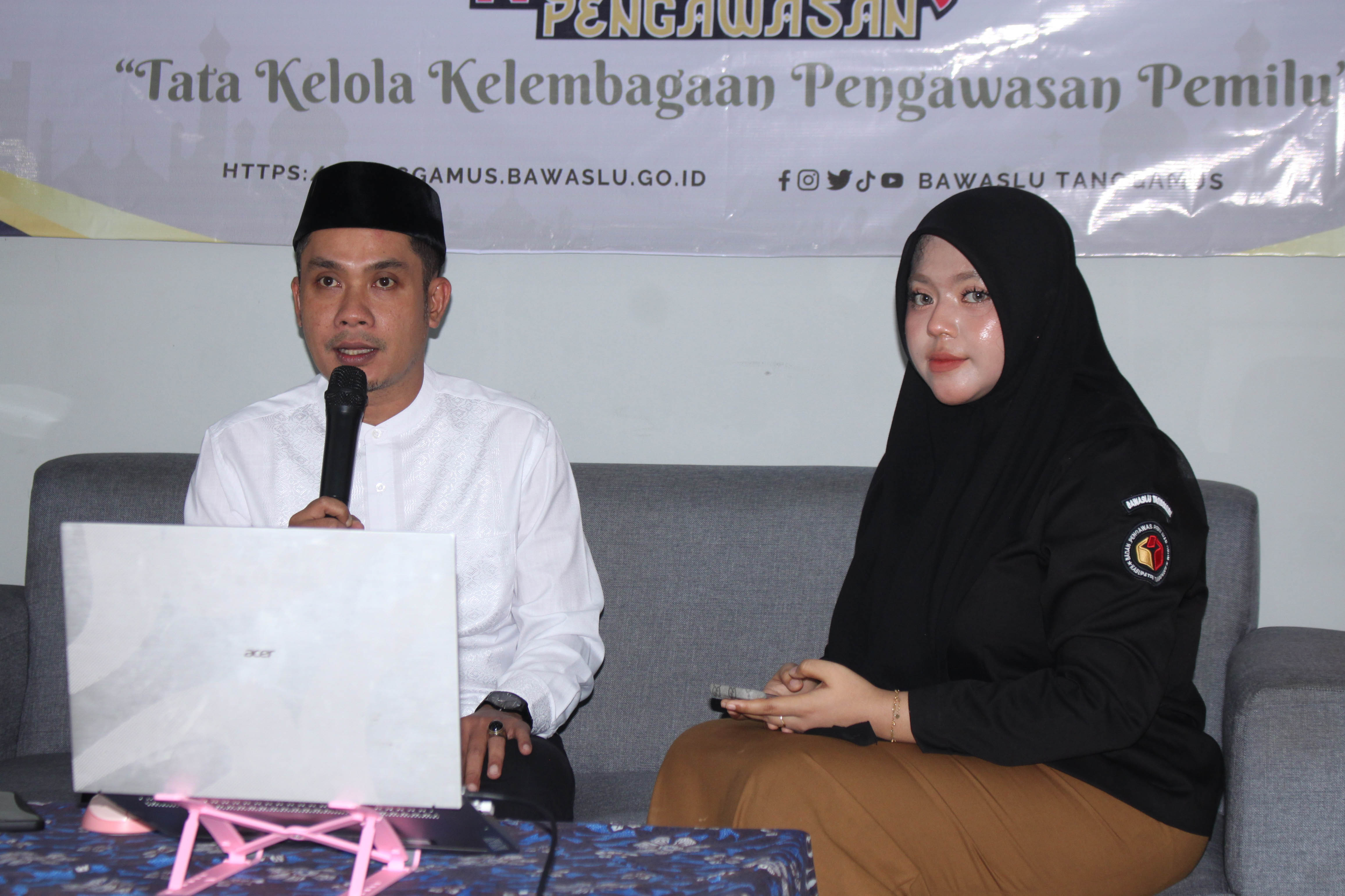 Isi Ramadan dengan Edukasi Demokrasi, Bawaslu Tanggamus Gelar Ngabuburit Pengawasan di Kotaagung Timur
