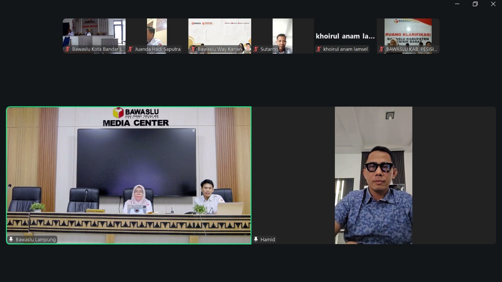 Bawaslu Tanggamus Ikuti Kick Off Pendidikan Pengawas Partisipatif 2026, Perkuat Peran Masyarakat dalam Mengawal Demokrasi