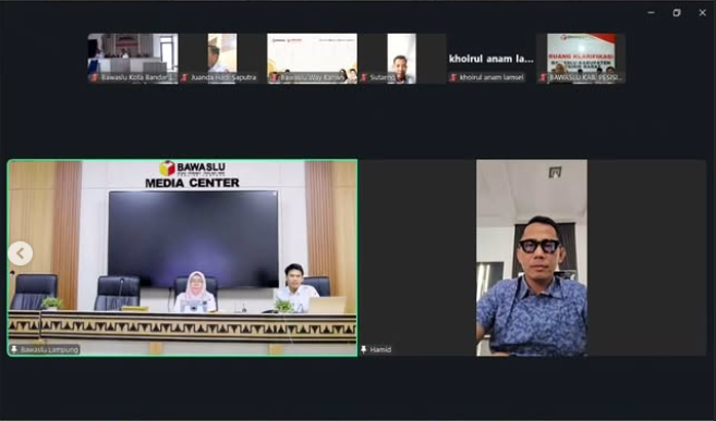 Bawaslu Tanggamus Ikuti Sosialisasi Pelaksanaan P2P Tahun 2026 untuk Perkuat Pengawasan Partisipatif