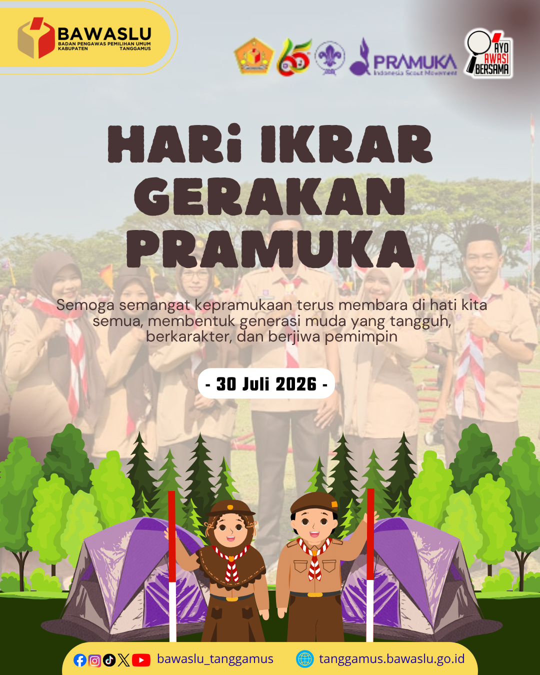 Selamat Hari Ikrar Gerakan Pramuka 30 Juli 2026: Meneguhkan Semangat Persatuan dan Pengabdian untuk Negeri