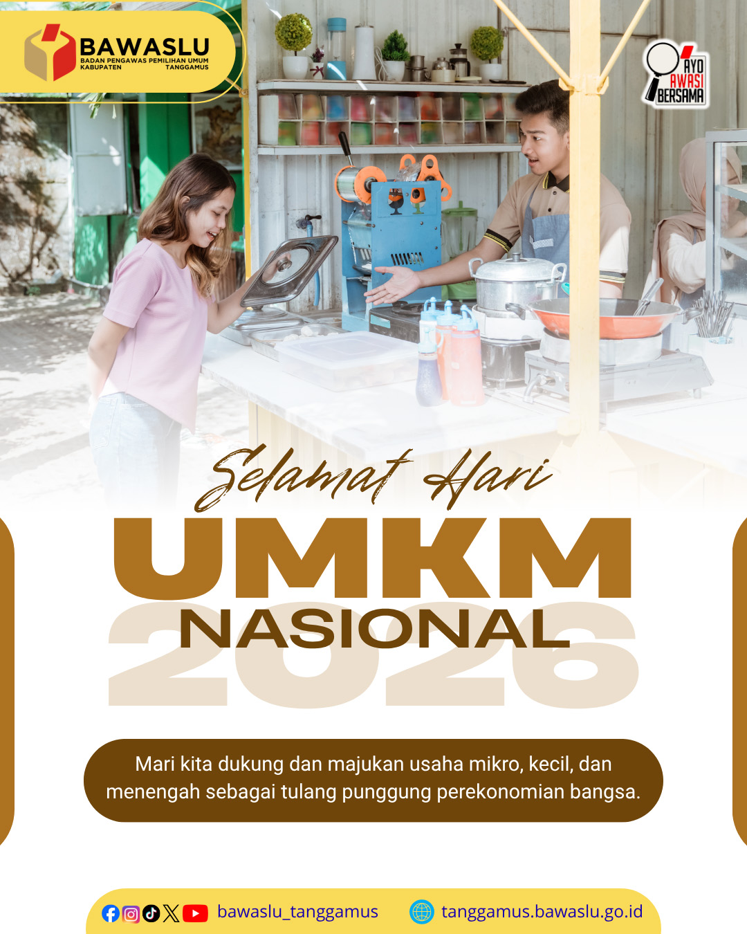 Bawaslu Tanggamus Dorong UMKM Terus Tumbuh sebagai Penggerak Ekonomi Bangsa