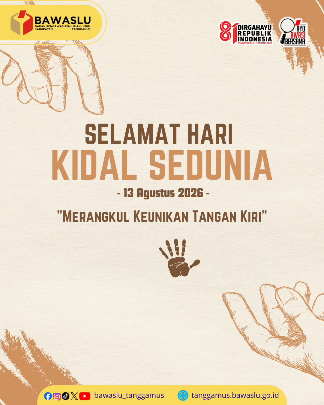 Hari Kidal Sedunia: Berbeda Bukan Berarti Terbatas, Setiap Keunikan Adalah Kekuatan