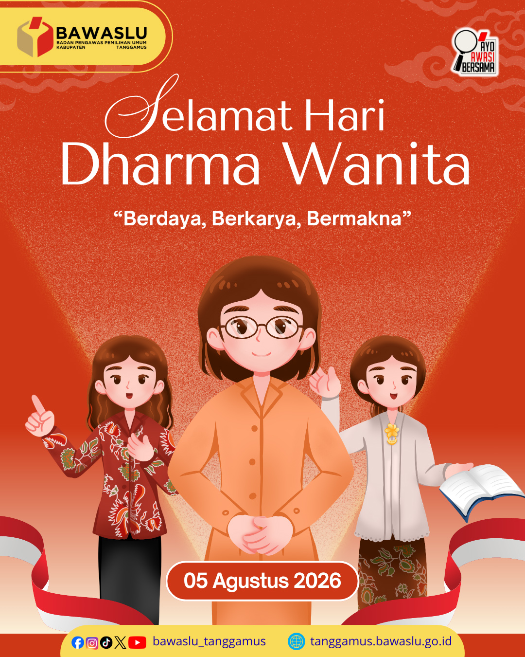 Hari Dharma Wanita, Momentum Mengapresiasi Peran Perempuan dalam Membangun Bangsa