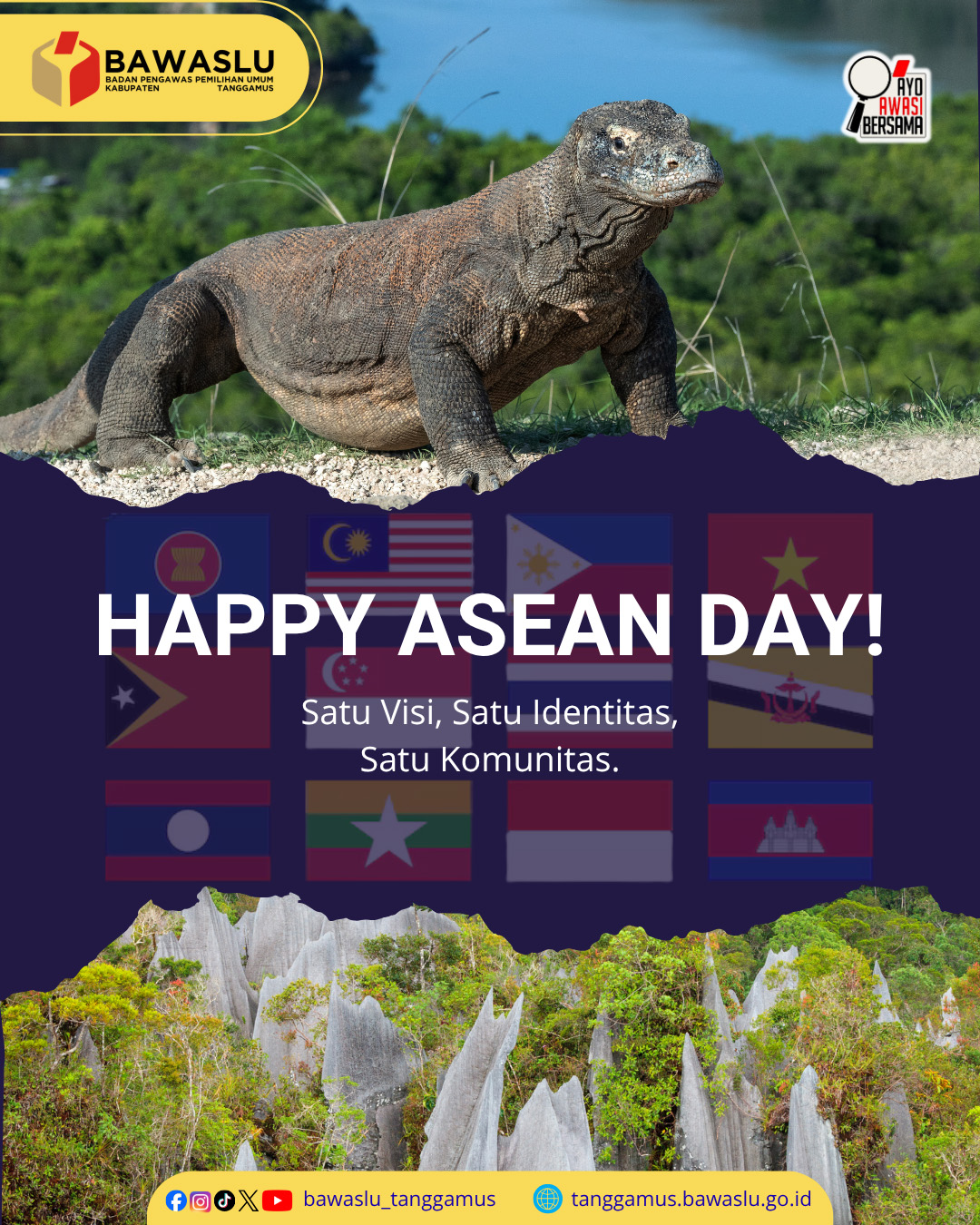 Semangat ASEAN Day: Satu Visi, Satu Identitas, Satu Komunitas
