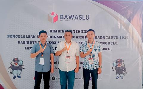 TINGKATKAN KAPASITAS ARSIPARIS, BAWASLU TANGGAMUS IKUTI BIMTEK PENGELOLAAN ARSIP DINAMIS DAN ARSIP PILKADA TAHUN 2024