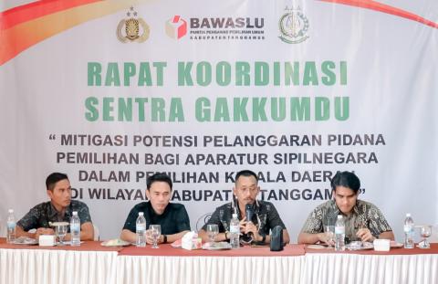 Rapat Koordinasi Potensi Pelanggaran Netralitas Aparatur Sipil Negara