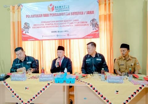 PAW Panwaslu Kecamatan Wonosobo
