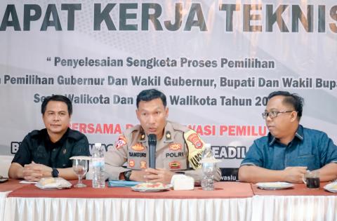 Satukan Persepsi, Bawaslu Tanggamus Laksanakan Rakernis Penyelesaian Sengketa Proses Pemilihan Tahun 2024