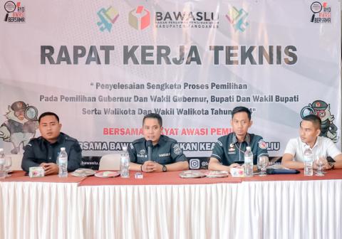 Satukan Persepsi, Bawaslu Tanggamus Laksanakan Rakernis Penyelesaian Sengketa Proses Pemilihan Tahun 2024