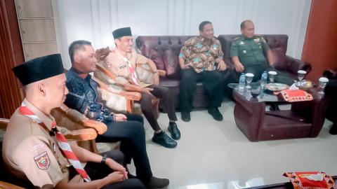 Ketua Bawaslu Tanggamus Hadiri Pelantikan Pengurus Andalan Cabang Urusan Saka Kwarcab Pramuka Tanggamus Masa Bakti 2025–2030