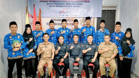 Resmi Dilantik, Najih Mustofa Harap ASN Bawaslu Kabupaten Tanggamus Terlantik, Komitmen Moral Dalam Menjalankan Tugas
