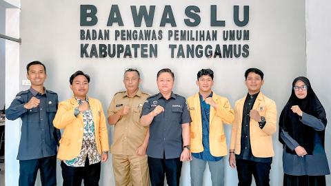 Bawaslu Tanggamus Terima Audiensi IPM, Dorong Generasi Muda Aktif dalam Pengawasan Demokrasi