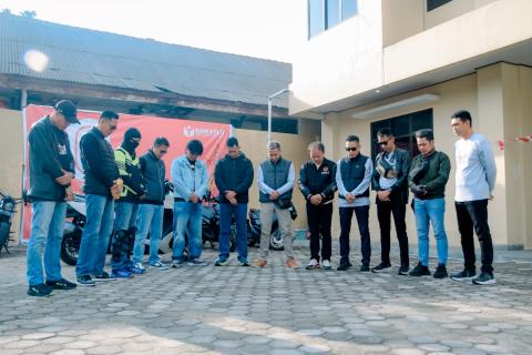 Bawaslu dan KPU Provinsi Lampung Gelar “Fun Ride” dalam Semangat Kebersamaan Peringati HUT ke-80 RI