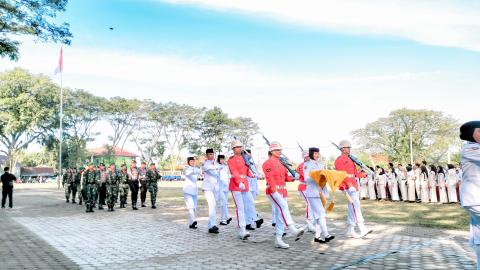 Ketua Bawaslu Tanggamus Hadiri Upacara Pengibaran Bendera HUT ke-80 RI