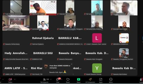 Bawaslu Tanggamus Dukung Launching Gerakan Jum’at Sehati dan Jumpa Berlian