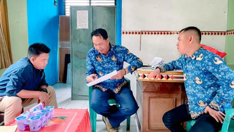 Bawaslu dan KPU Kabupaten Tanggamus Gelar Coktas Terbatas di Kecamatan Wonosobo
