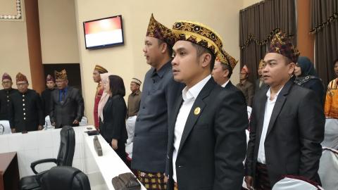 Ketua Bawaslu Tanggamus Hadiri Rapat Paripurna Istimewa DPRD dalam Rangka HUT Kabupaten Tanggamus ke-28