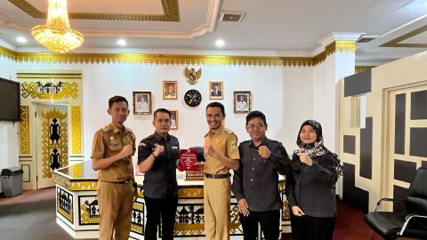 Bawaslu Kabupaten Tanggamus Lakukan Audiensi dengan Wakil Bupati Tanggamus