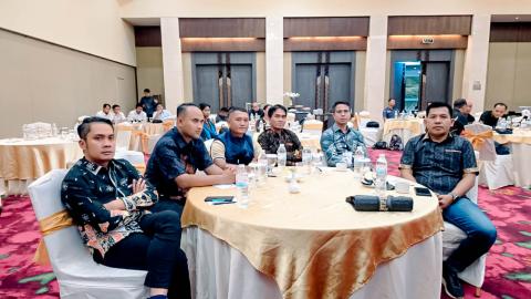 Ketua dan Anggota Bawaslu Kabupaten Tanggamus Hadiri Rapat Koordinasi dan Penguatan Kelembagaan Bawaslu se-Provinsi Lampung