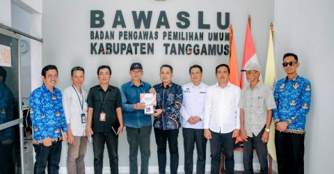 LSM LIN Tanggamus Siap Berkolaborasi dengan Bawaslu dalam Pengawasan Partisipatif Pemilu